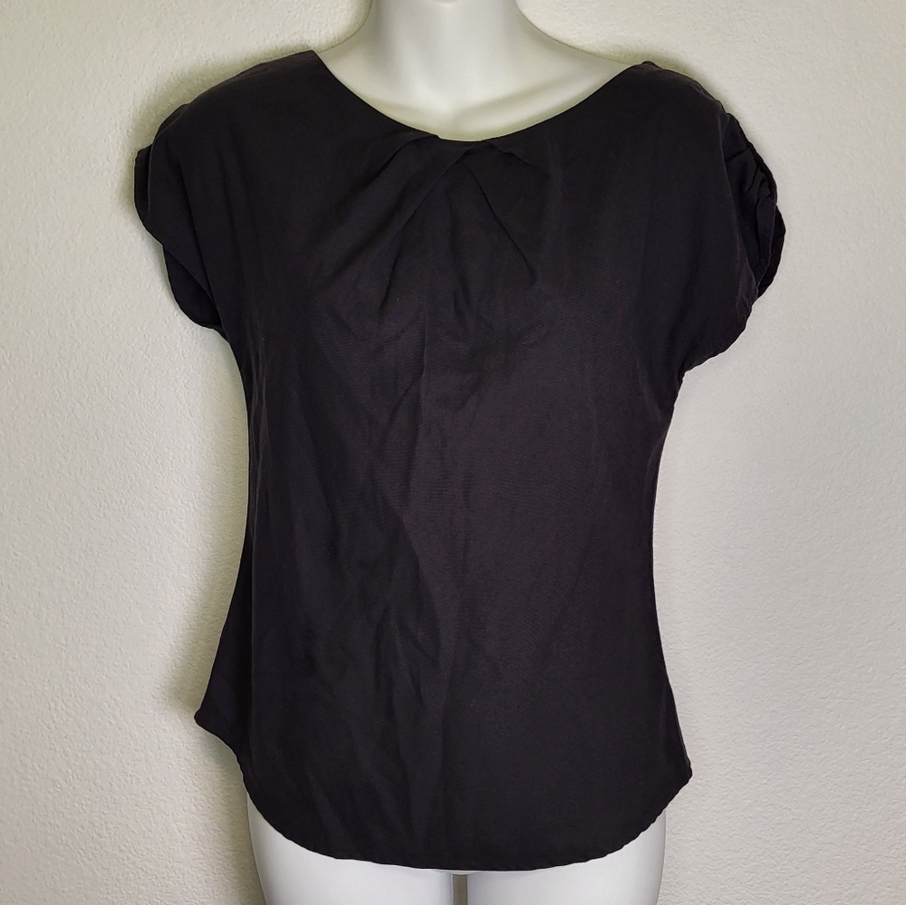 Patagonia Cap Sleeve Zipper Back Blouse size 2